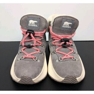 SOREL Out‎ N About III Conquest Winter Ankle Boot Youth Size 4 Grey Boots